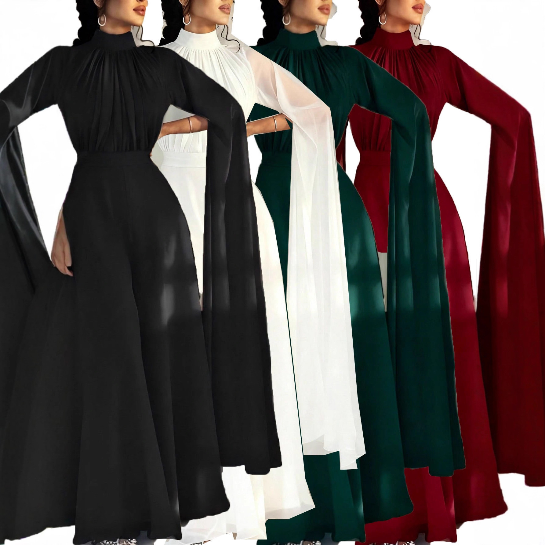 Women Formal Wear Pants - 2026 Summer New High Neck Long