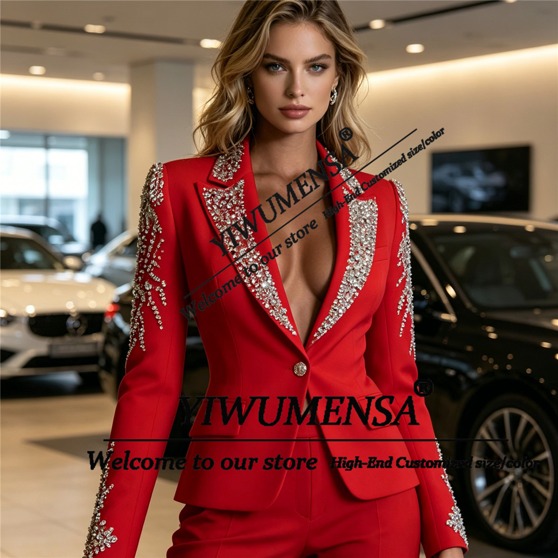 Luxury Women Suits 2 Pieces Se - Women Formal Wear Pants บทวิจารณ์และราคา