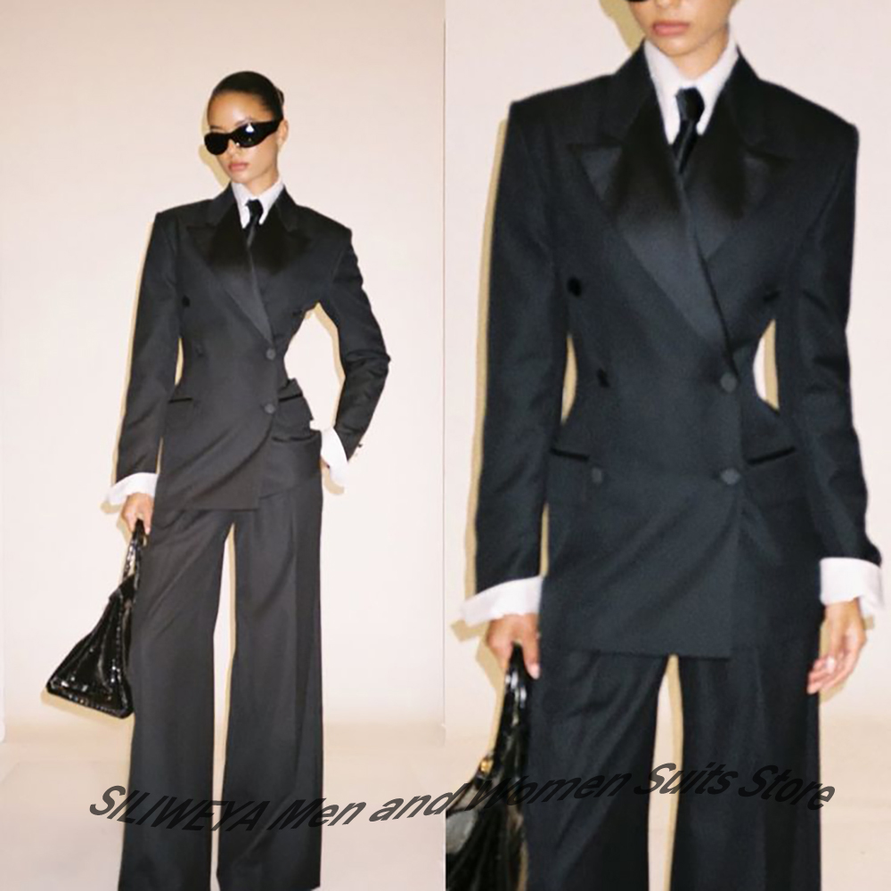Professional Women's Black Dou - Women Formal Wear Pants บทวิจารณ์และราคา