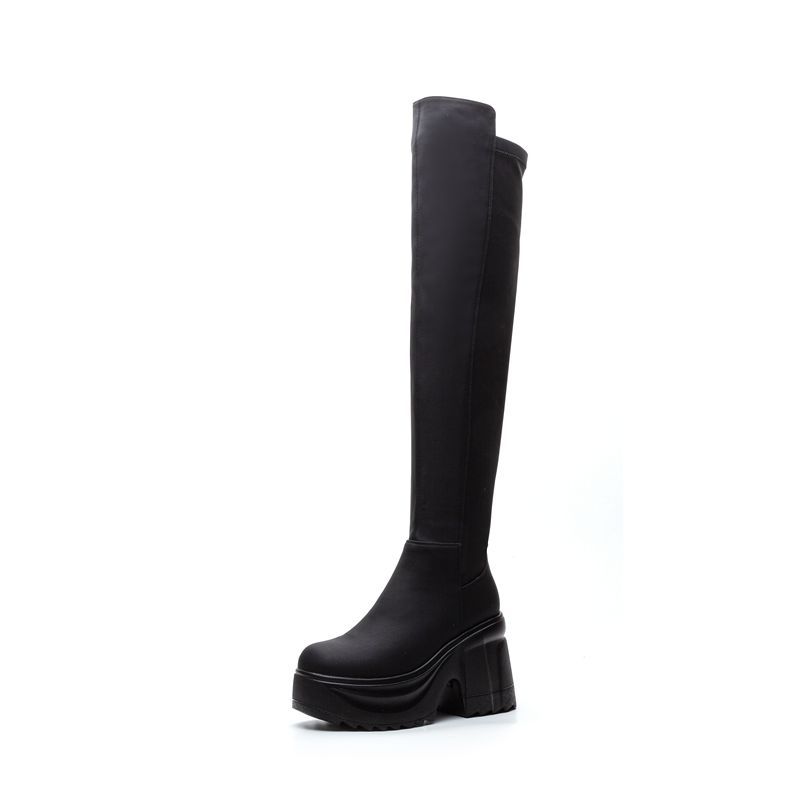 Womens Knee High Thick Sole Wi - Formal Wear Women Us บทวิจารณ์และราคา