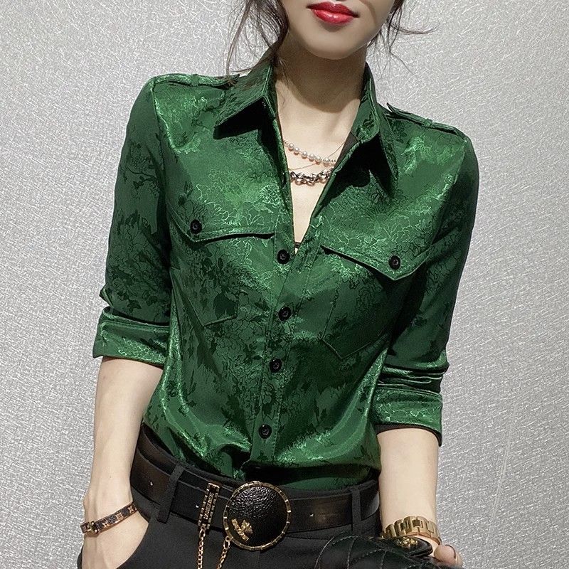 Female Tops Spring and Autumn  - Women Formal Office Wear Tops บทวิจารณ์และราคา
