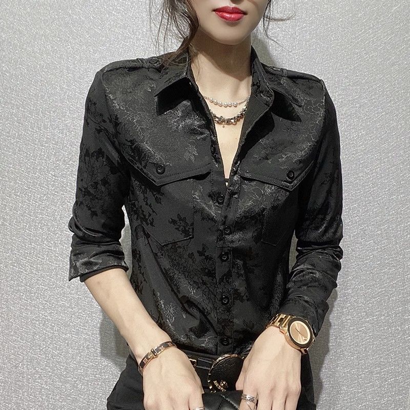 Female Tops Spring and Autumn  - Women Formal Office Wear Tops บทวิจารณ์และราคา