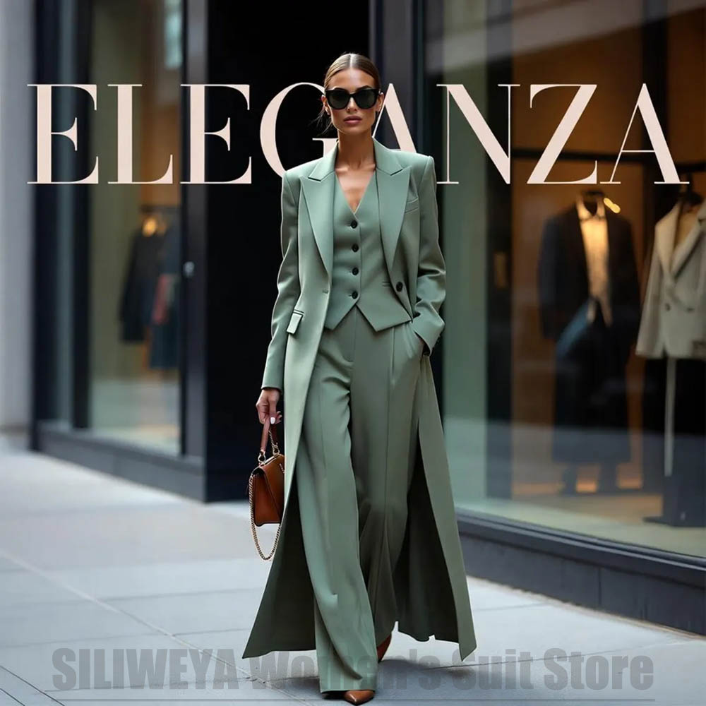 Chic Women's Suit Set Three Pi - Women Formal Wear Pants บทวิจารณ์และราคา