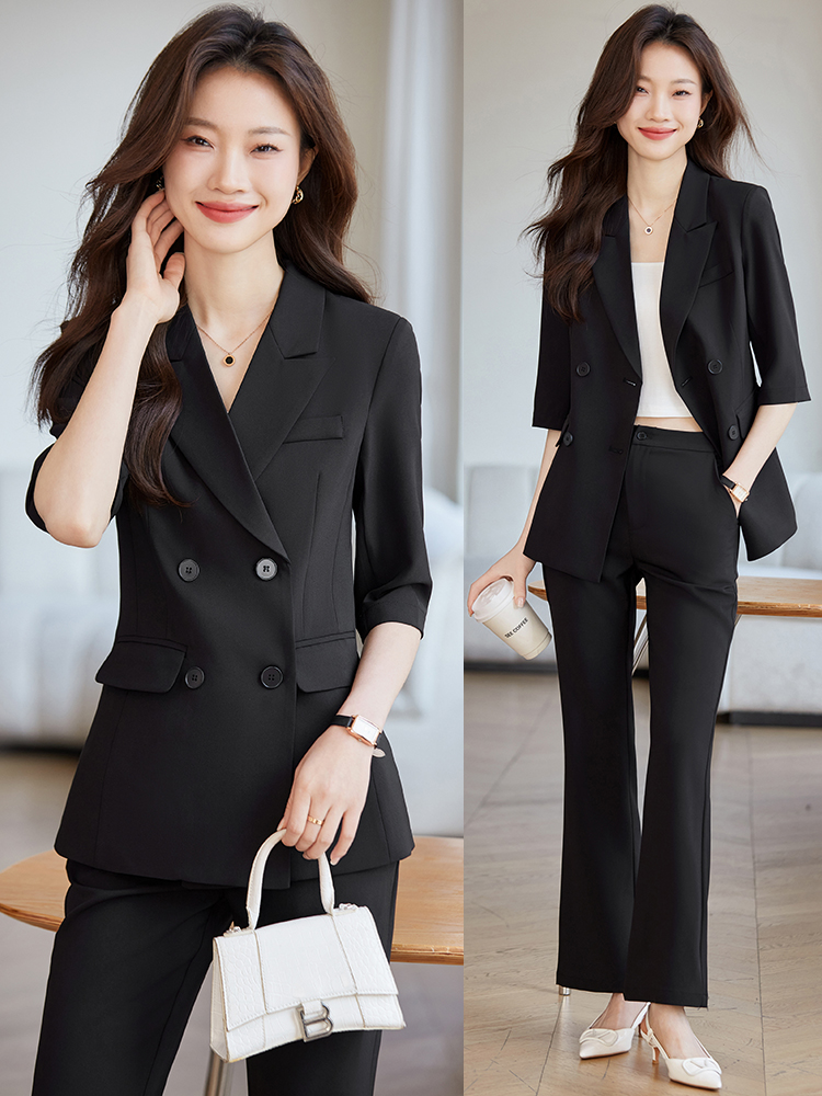 Spring Thin Professional Suit  - Women Formal Wear For Interview บทวิจารณ์และราคา