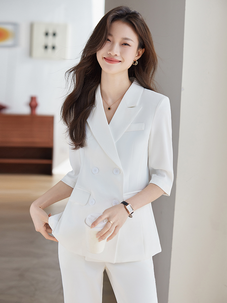 Spring Thin Professional Suit  - Women Formal Wear For Interview บทวิจารณ์และราคา