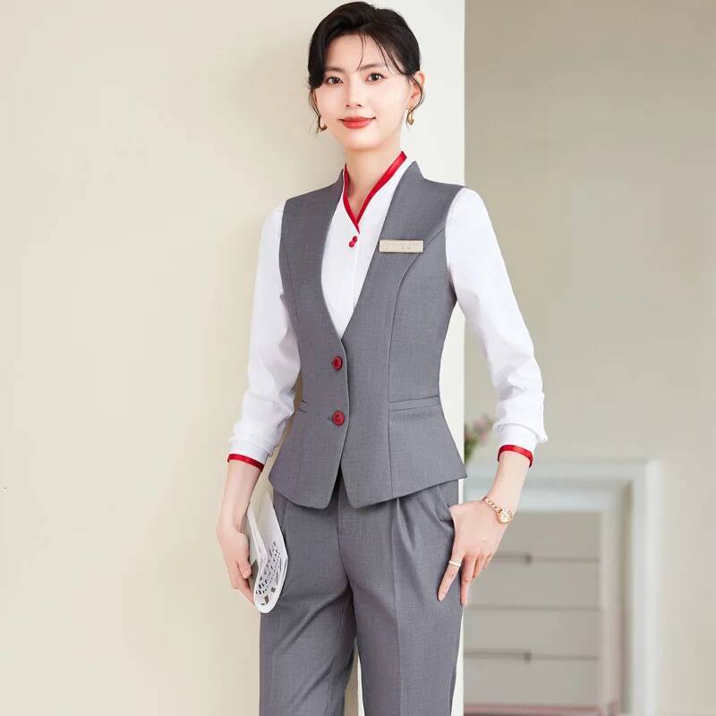 Plus Size 5XL Formal Pantsuits - Women Formal Wear For Interview บทวิจารณ์และราคา