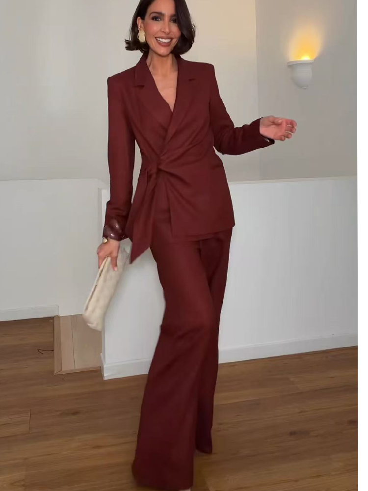 Fashion Office Ladies Blazer P - Women Formal Wear Pants บทวิจารณ์และราคา