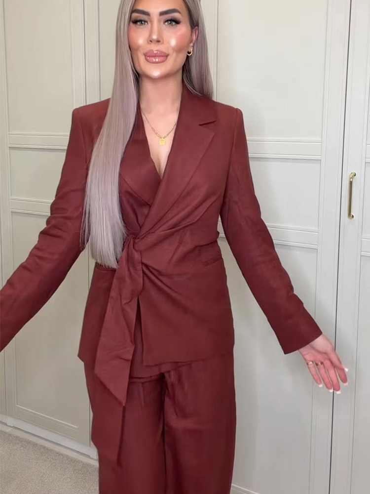 Fashion Office Ladies Blazer P - Women Formal Wear Pants บทวิจารณ์และราคา
