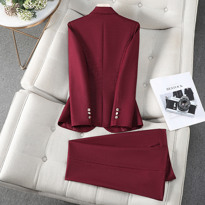 Autumn Winter Ladies Pant Suit - Formal Winter Wear Women Jacket บทวิจารณ์และราคา