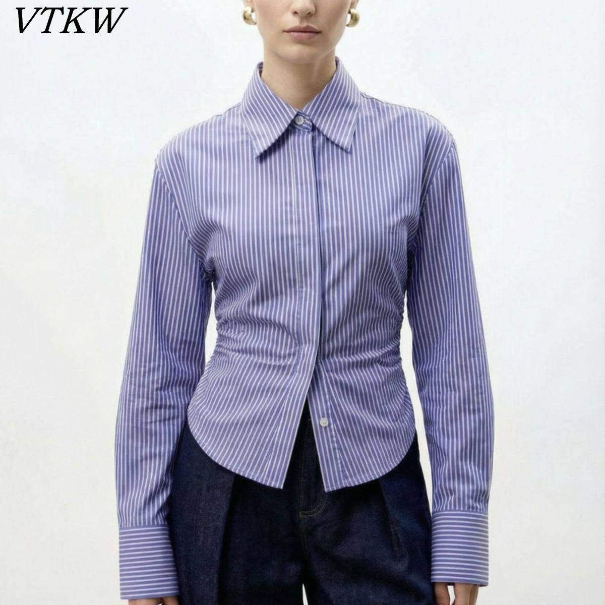 VTKW 2026 New Women Elegant Sh - Women Formal Office Wear Tops บทวิจารณ์และราคา
