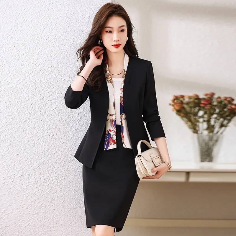 Formal Women Business Suits wi - Formal Winter Wear Women Jacket บทวิจารณ์และราคา