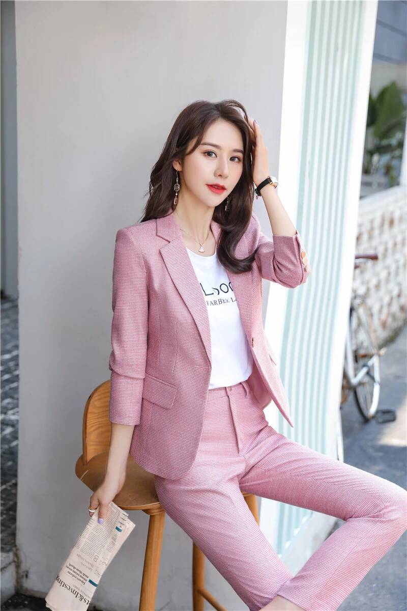 Novelty Green Uniform Designs  - Women Formal Wear For Interview บทวิจารณ์และราคา