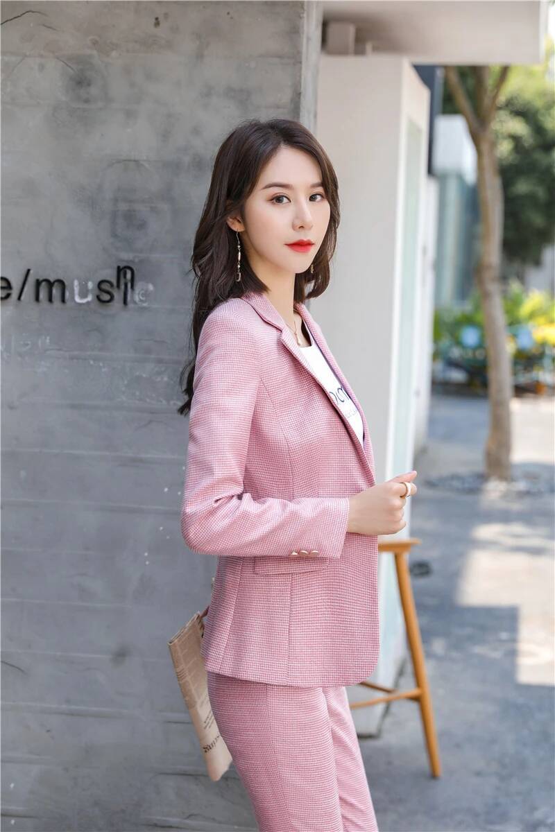 Novelty Green Uniform Designs  - Women Formal Wear For Interview บทวิจารณ์และราคา