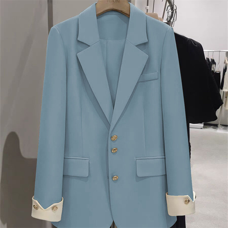 Fashion Ladies Blazer Color Bl - Formal Winter Wear Women Jacket บทวิจารณ์และราคา