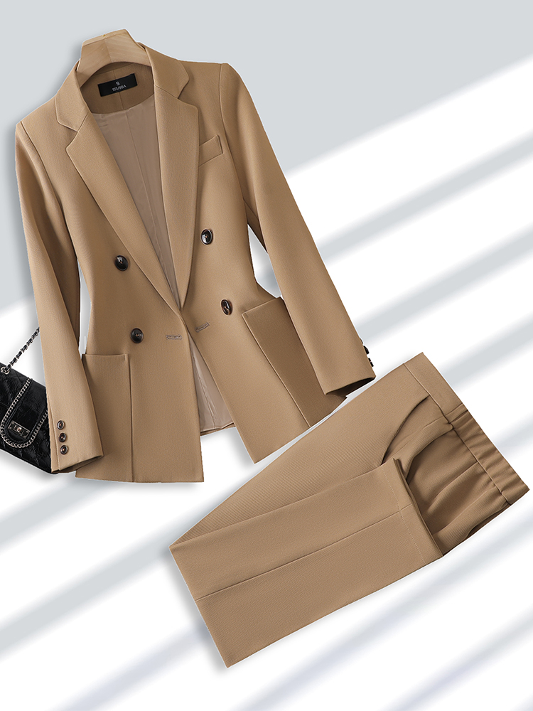 Fashion Ladies Pant Suit Forma - Women Formal Wear Pants บทวิจารณ์และราคา