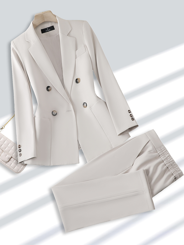 Fashion Ladies Pant Suit Forma - Women Formal Wear Pants บทวิจารณ์และราคา