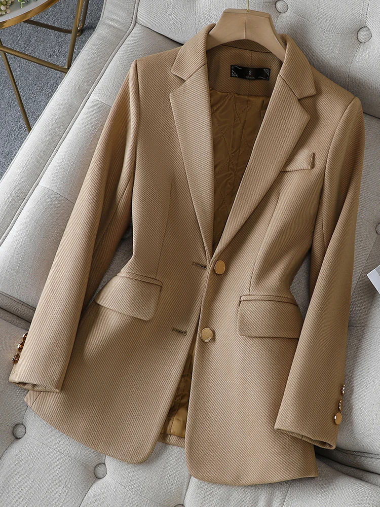 Fashion Ladies Blazer Women Gr - Formal Winter Wear Women Jacket บทวิจารณ์และราคา