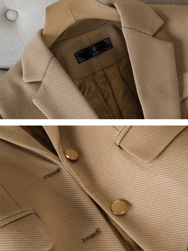 Fashion Ladies Blazer Women Gr - Formal Winter Wear Women Jacket บทวิจารณ์และราคา
