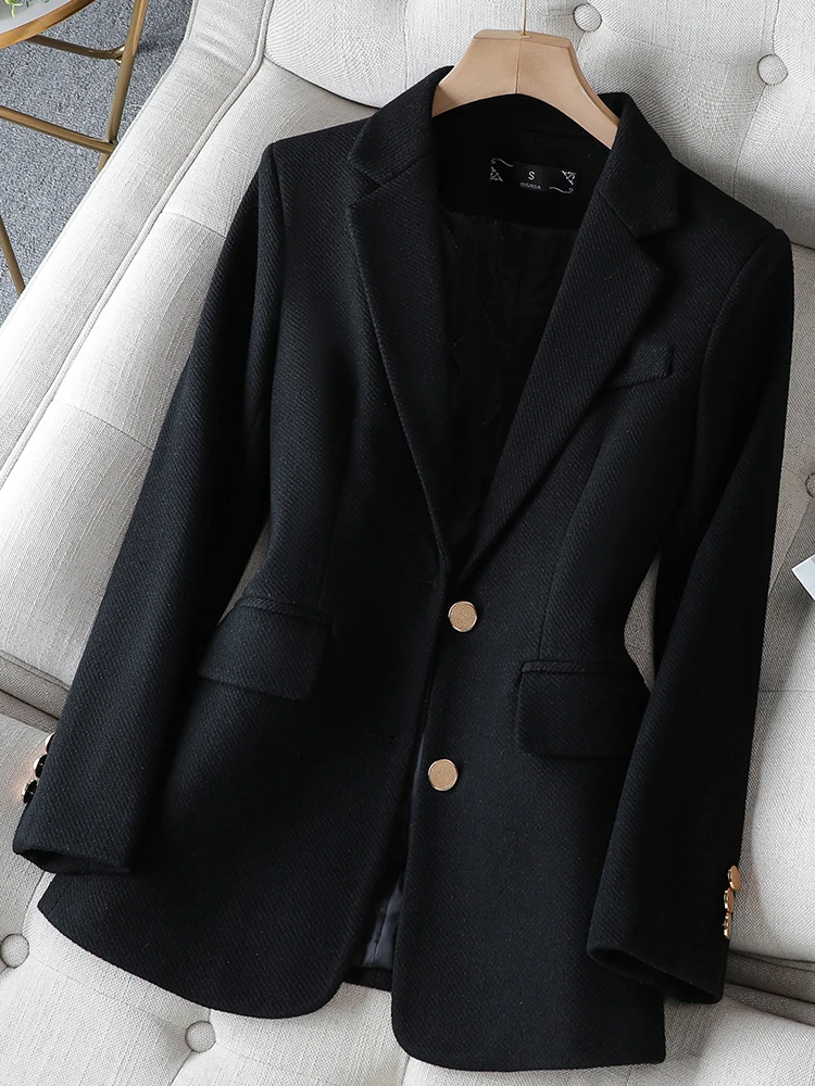 Fashion Ladies Blazer Women Gr - Formal Winter Wear Women Jacket บทวิจารณ์และราคา