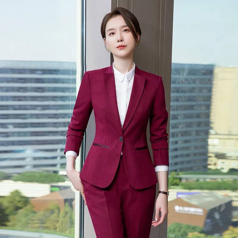 Ladies Office Work Wear Suits  - Women Formal Wear For Interview บทวิจารณ์และราคา