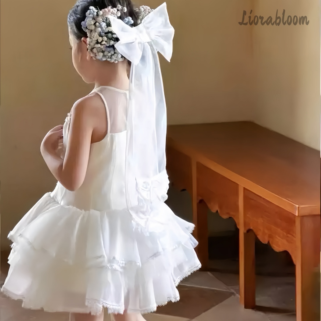Girls' White Embroidered Forma - Formal Wear Women Us บทวิจารณ์และราคา