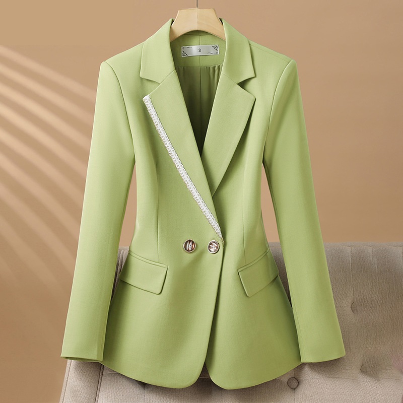 Fashion Women Blazer Long Slee - Formal Winter Wear Women Jacket บทวิจารณ์และราคา