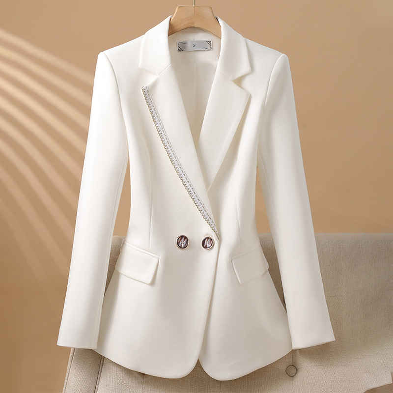 Fashion Women Blazer Long Slee - Formal Winter Wear Women Jacket บทวิจารณ์และราคา