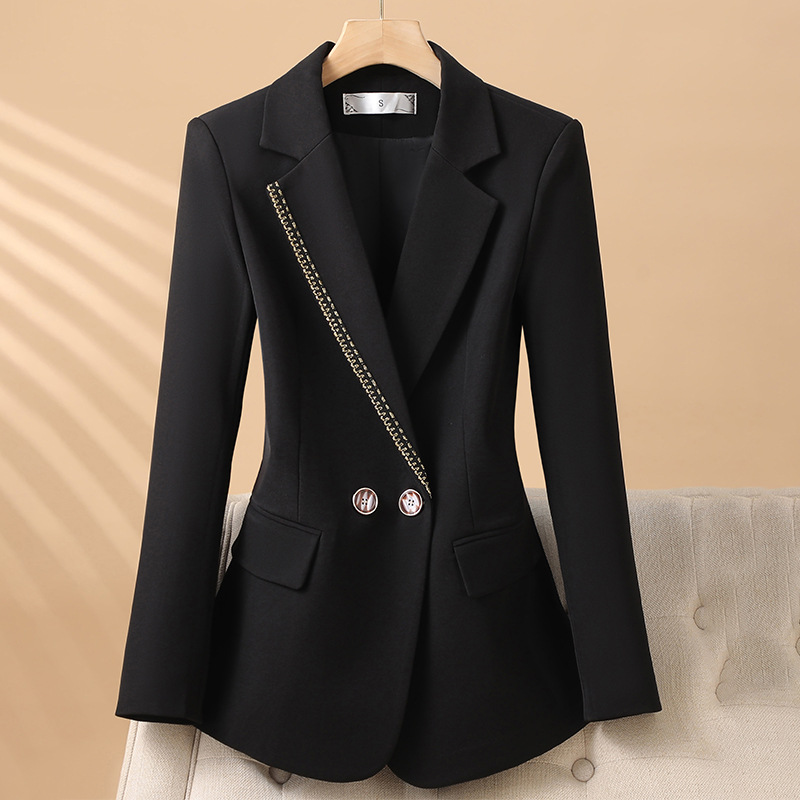 Fashion Women Blazer Long Slee - Formal Winter Wear Women Jacket บทวิจารณ์และราคา