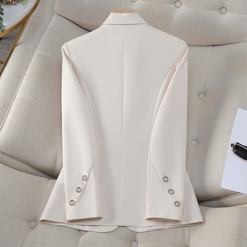 Women Double Breasted Solid Bl - Formal Winter Wear Women Jacket บทวิจารณ์และราคา