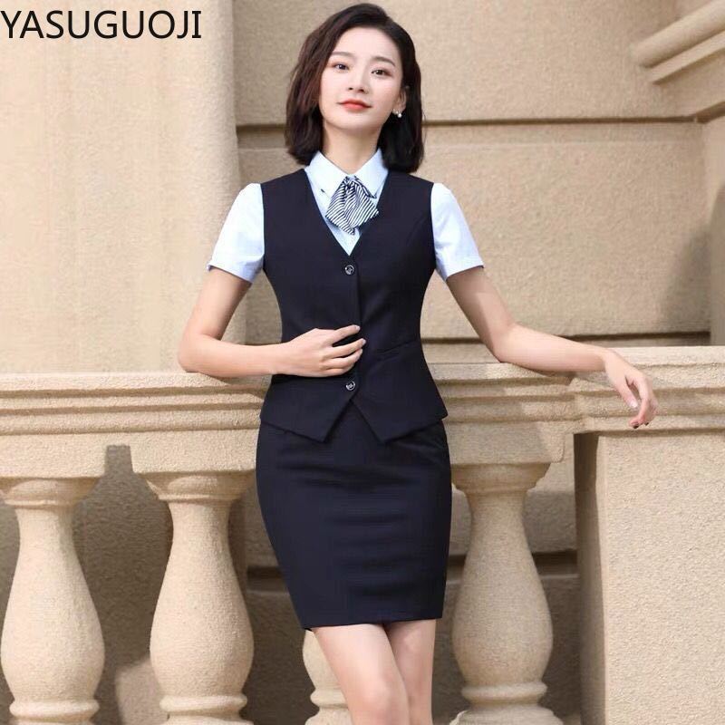 YASUGUOJI Elegant Fashion Wome - Women Formal Wear For Interview บทวิจารณ์และราคา