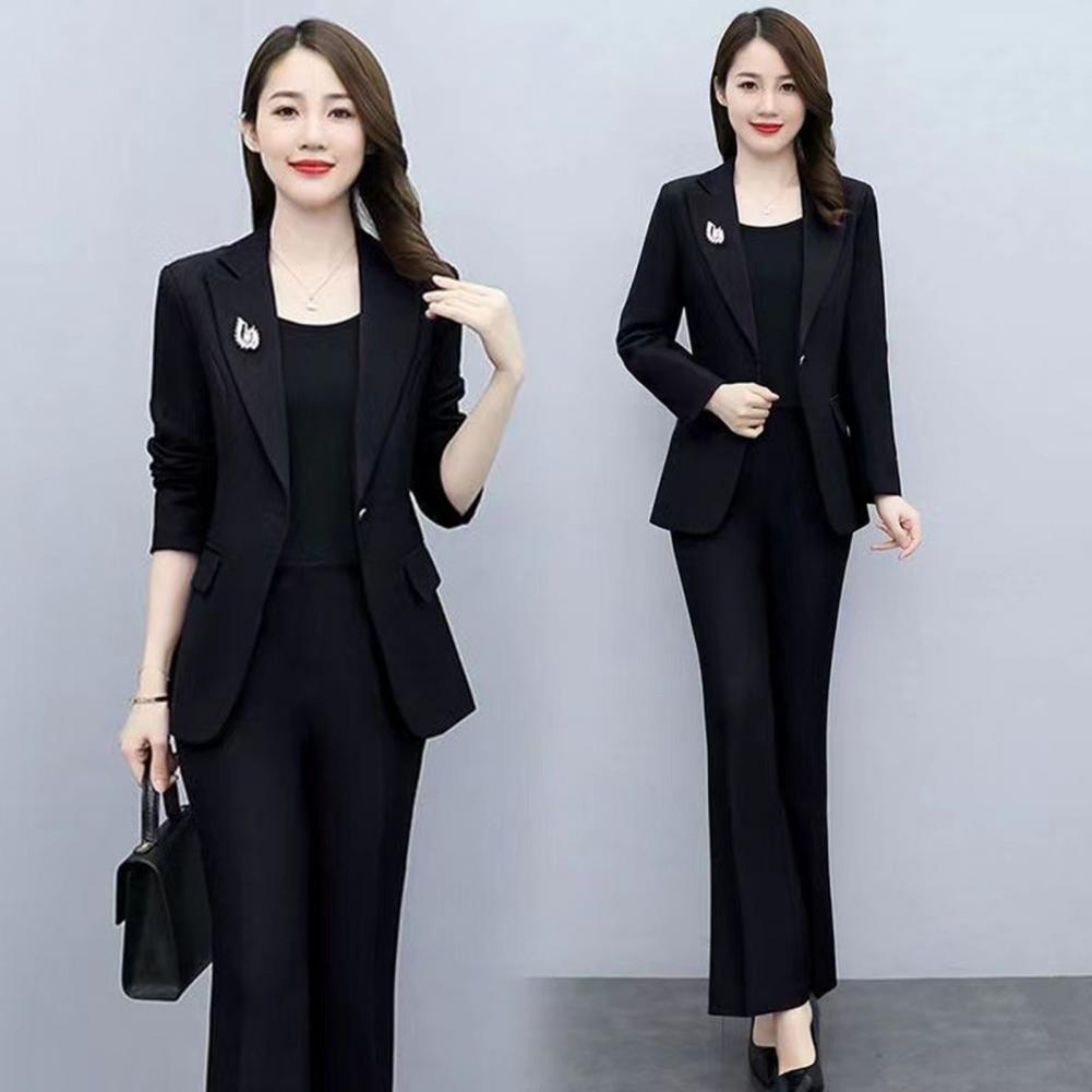 2 Pcs/Set Lady Formal Coat Pan - Women Formal Wear Pants บทวิจารณ์และราคา