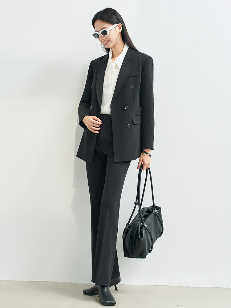 Navy Blue Professional Skirt S - Women Formal Wear For Interview บทวิจารณ์และราคา