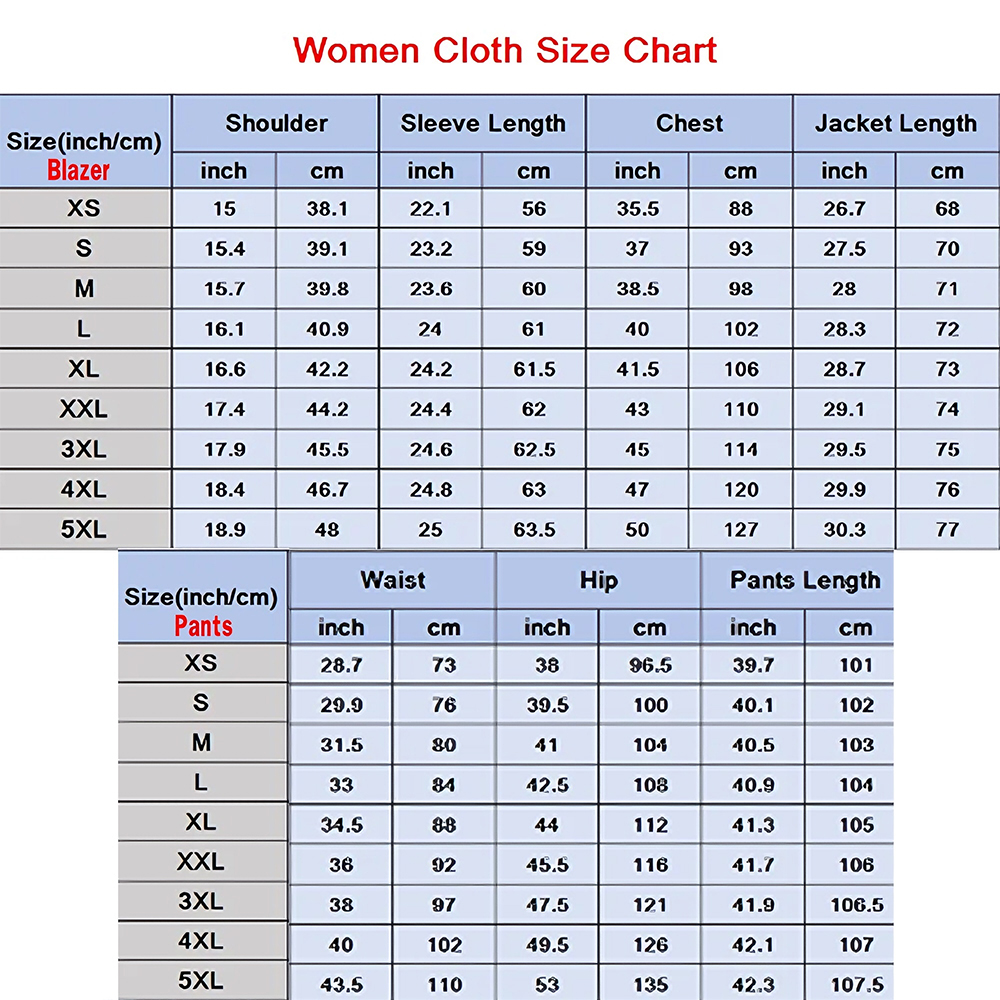 Women's Suits Two Pieces Set S - Women Formal Wear Pants บทวิจารณ์และราคา
